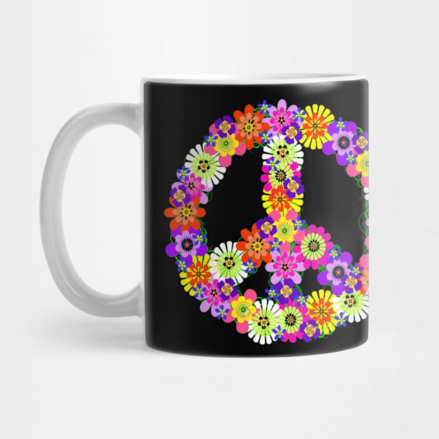 Peace Sign Floral by mistflower